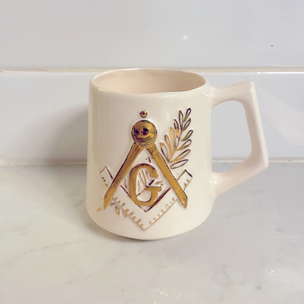 Vintage Masonic Freemason Mug